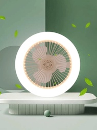 VENTILADOR LAMPARA DE HOGAR PARA COLGAR Ventiladores de techo para dormitorio y sala de estar, ventilador de lámpara LED con Control remoto y luz,s