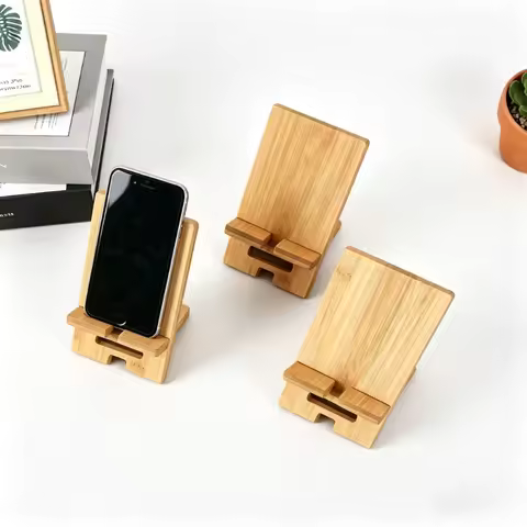 Universal Wooden Phone Holder for IPhone 14 Pro Max X XS Mobile Phone Bracket for Samsung S10 9 Tabl