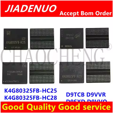 DDR5 8G (1piece)100% test D9VRL D9VRK D9SSX D9VVQ D9VVR D9TXS D9SXD D9SXC D9TCB D9VRN BGA Chipset