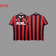 Cotopaxi Ac Retro Jersey Football Shirt Maldini Shevchenko Kaka Rui Costa Pirlo Ronaldinho Jersey （A