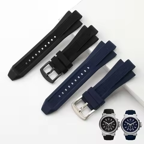 Silicone Rubber Watch Strap for Michael Kors Mk8184 8729 MK9019 MK8295 MK8492 MK9020 MK8152 MK9026 W