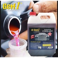 GETF1 Red Fluid Radiator Coolant premix car coolant ethylene glycol air coolant kereta penyejuk air
