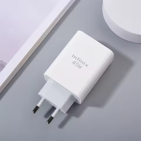 For Infinix 45W Charger EU Super Fast Charging Power Adapter 6A USB C Cable For Infinix Note 40 30 3