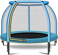 Home Office Foldable Kids Trampoline Fitness Rebounder Mini Trampoline for Kids Adults Trampolines with Enclosure Net Outdoor and Indoor Foldable Adult Toddler Trampoline Bearing 572 lbs 260KG Pink (
