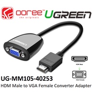 UGREEN MM105 HDMI TO VGA FEMALE CONVERTER ADAPTER , SUPPORT 1920*1080@60HZ (UG-MM105-40253)