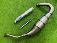 ท่อสูตรKR/VICTOR/SERPIGO/ZX150 ทรงกะดก ท่อเหล็ก