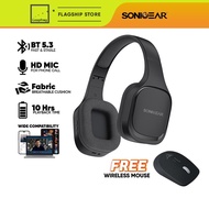 SonicGear Airphone 7 Bluetooth Headphones With Mic | Free AirMouse 3 Wireless Mouse