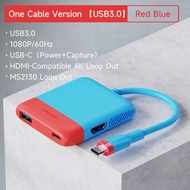 Hagibis Switch TV Dock แท่นวางแบบพกพาสำหรับ Nintendo Switch Macbook Pro Type-C ถึง4K รองรับ HDMI USB C Capture Card