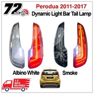 Perodua Myvi 2011 - 2017 ( Lagi Best Icon ) Light Bar Tail Lamp Lampu rear light lampu ( Albino Whit