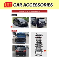 TOYOTA ALPHARD VELLFIRE ANH20 CONVERT TO AH40 BUMPER BODYKIT BONNET FENDER HEADTAIL LAMP SKIRT