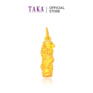 TAKA Jewellery 999 Pure Gold Pendant Dragon