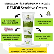 REMDII INTENSIVE MOISTURISING CREAM - Krim ekzema, Psoriasis, Dry Sensitif Skin, Rashes, Eczema
