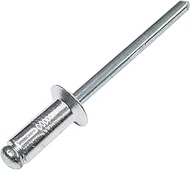 AERZETIX - Set of 100 blind rivets with milled head Ø5x11mm - Aluminum/Steel - DIN 7337 - Pop Rivet 