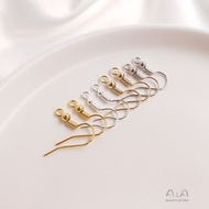 18K Gold-Plated Color-Preserving 14K Gold-Plated Ear Hook Accessories Handicraft Earrings Jewelry Ac