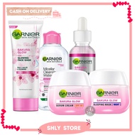 Paket Garnier Sakura Glow Komplit - 5pcs By Shly store