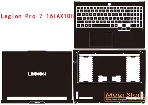 Pre Cut Laptop Vinyl Decal Cover Sticker Skin For Lenovo Legion 5 7 9 Legion Pro 7 Slim 7 16IRX9 16I