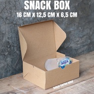 CORRUGATED SNACK BOX 16X12.5X6.5 CM
