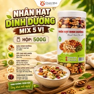 Nutrition Mix 5 Types of Nuts 500g, Macadamia Cashews Almonds Walnuts Zucchini, Snack Nuts