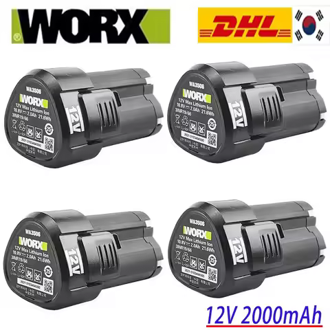 100% New Original 2.0/4.0Ah for WORX Kress 12V WA3506 WU127 WU128 WU130 WU131X WU132 WU280 WX128 WX5