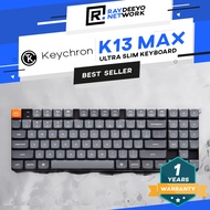 Keychron K13 Max Wireless Low-Profile Mechanical Keyboard [80% Numpad Layout/Hot-Swappable/Bluetooth