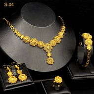 Jewelry jewelry Earrings 2023 Dubai jewelry Bridal Necklace Set