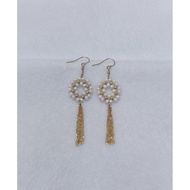 Gmmissy Pearl 14k gold earring 珍珠14k金耳钩