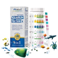 Merydi Aquaculture Testing 6-in-1 pH Value Residual Chlorine Ammonia Nitrogen Total Hardness Water Q