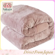 Iris Plaza Duvet Sheep Boa Blanket Warm and Fluffy with 3-Layer Construction Machine Washable Luxuri