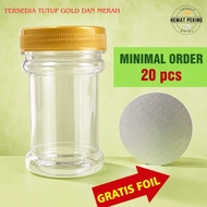 Sambal Bottle Plastic Sambal Jar FREE Foil