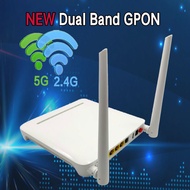 F673AV9 Dual band 4GE+2usb 5G WIFI 2.4G ONU Gpon Fiber modem FTTH ONT English Firmware Terminal