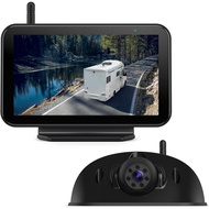 eRapta RV Backup Camera Wireless System for Furrion with 5-Inch Monitor 1080P, 1 Rear Camera, Wide-V