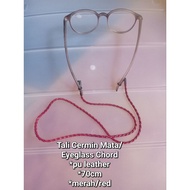 Tali Cermin Mata Pu leather/Eyeglass chord pu leather