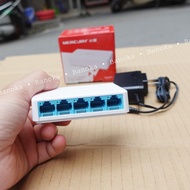 [GENUINE] MERCURY SG105C Network Switch – 5-port Gigabit LAN Switch 1000Mbps, Plug and Play