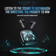 T1 TWS True Wireless Bluetooth Music Gaming Esports Sports Headphone Gaming Berlatensi Rendah untuk 