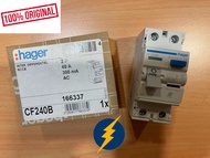 HAGER CF240B 40A 2 POLE 300mA RCCB ELCB