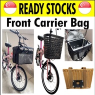 Big 18 Litre Front Block Folding Bike Bag Bicycle Carrier Basket 3sixty Foldie Foldable Food Dog Cat Pets