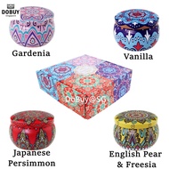 🔥SG LOCAL STOCK🔥【Gift Set - Bundle of 4 】2.2OZ Soy Wax Dried Flower Scented Candle Wedding Gift Immo