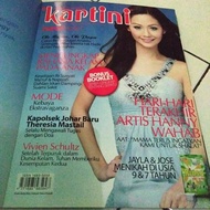 majalah Kartini bekas tahun 2009 cover Indah Kalalo