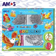 AMOS - 韓國 AMOS 繪畫玻璃彩連掛飾膠牌, 小小世界 10.5毫升 x 6色 (大盒套裝) #SD10P6-SA《香港行貨》