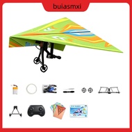 Educational Aircraft Toys Remote Control Paper Airplane Kit with Gyro Stabilizer Dual Propellers Diy