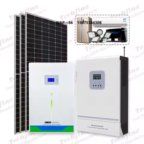 Accept ODM 4kw 6.2kw 11kw Full Capacity PV 5000w 7500w 11000w Hybrid Solar Energy System 5kwh 10kwh