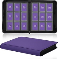 Toploader Binder,Trading Card Binder Storage Hold up 288 Cards 9-Pocket Top Loader Binder with Sleev