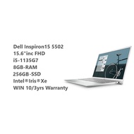 Dell Inspiron 15 5502/15.6"inc FHD/i5-1135G7/8GB-RAM/256GB-SSD/Intel®Iris®Xe/WIN10/3yrs Warranty
