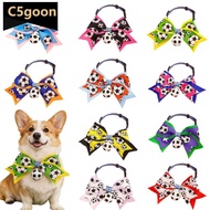 C5GOON Football Print Cat Dog Collar Adjustable Nylon Breakaway Collar for Small Medium Dogs and Cat