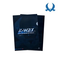 K-WAX L-Shaped Folder/A4 PP Material Folder Waterproof Case A4 File Folder A4 Folder