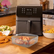 Air Fryer Stainless Steel Mesh Basket Square Air Fryer Basket for 5.8QT 6QT for 6QT Instant Vortex f
