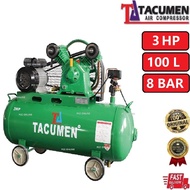 Tacumen TA-25LS Air Compressor|Compressor Angin|Pam Angin 3HP 100L 8Bar (Heavy  Duty)