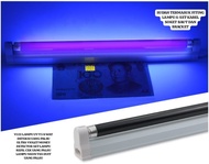 V122 LAMPU UV T5 8 WAT 31CM SENSOR DETEKSI DETEKSI UANG PALSU ULTRA VIOLET MONEY DETECTOR SET LAMPU.