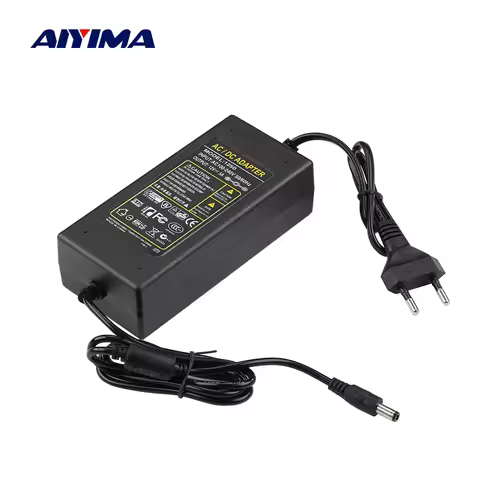 AIYIMA DC12V 5A Amplifier Power Supply AC 110-240V to 12V Power Adapter for TPA3116 Power Amplifiers