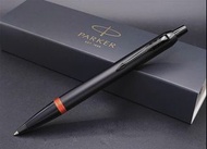 Parker IM Vibrant Ring系列純黑紅環原子筆(2173237)可刻字